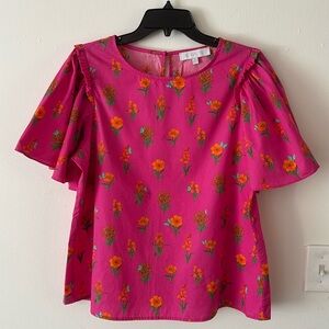 Sugarlips Pink Floral Blouse